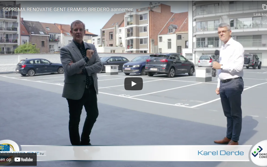 Karel Derde op Appartement.tv over de renovatie van parkeerdaken >