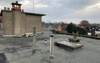 Werken aan plat dak van Residentie Liberty (Aalst) gaan van start